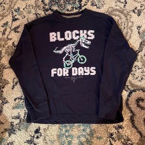 Long Sleeve Dinosaur Shirt - Old Navy - Medium (8)